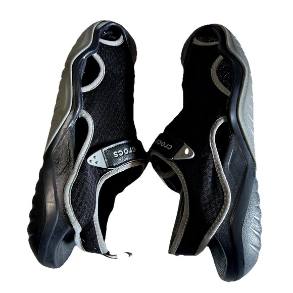 Crocs Swiftwater Sandals Mens Size 14 Black Shoes Fisherman Slip On Water 205289 - Picture 7 of 10